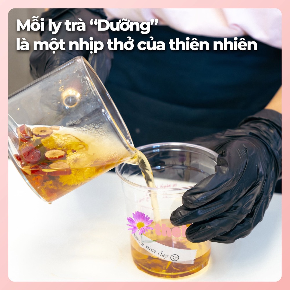 Mỗi ly trà Dưỡng là một nhịp thở của thiên nhiên